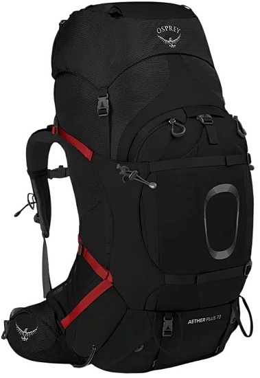 Рюкзак Osprey Aether Plus 70 Black - Фото 1 большая