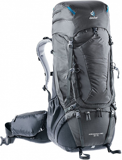 Рюкзак Deuter Aircontact Pro 60+15 Graphite/Black - Фото 1 большая