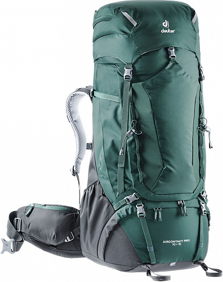 Рюкзак Deuter Aircontact Pro 70+15 Forest/Graphite - Фото 1 большая