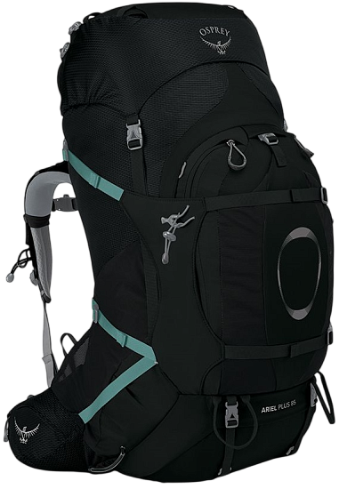 Рюкзак женский Osprey Ariel Plus 85 Black - Фото 1 большая