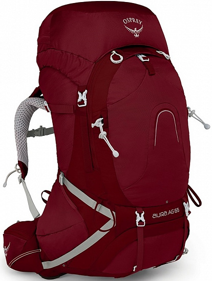 Рюкзак женский Osprey Aura AG 65 Gamma Red - Фото 1 большая