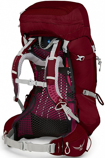 Рюкзак женский Osprey Aura AG 65 Gamma Red - Фото 2 большая
