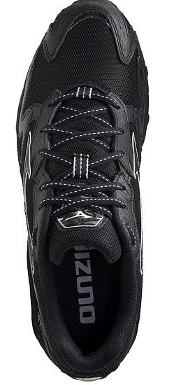 Кроссовки мужские Mizuno Wave Rider 10 Kuro Чер/Бел - Фото 3 большая