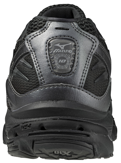 Кроссовки Mizuno Wave Rider 10 BlackSand/BlackSand/MetallicGr - Фото 3 большая