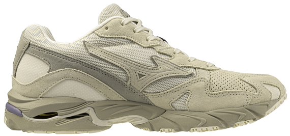 Кроссовки Mizuno Wave Rider 10 Premium Desert Sage/Desert Sage/Purple Passion - Фото 4 большая