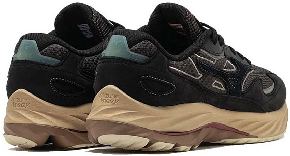 Кроссовки Mizuno Wave Rider Β Black Sand/Black/Latte - Фото 2 большая