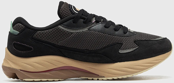 Кроссовки Mizuno Wave Rider Β Black Sand/Black/Latte - Фото 3 большая