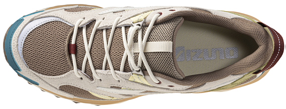 Кроссовки Mizuno Wave Mujin Tl Fossil/Snow White/Summer Sand - Фото 5 большая