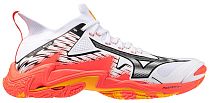Кроссовки Mizuno Wave Lightning Neo 3 White/Fiery Coral 2/Citrus