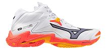 Кроссовки Mizuno Wave Lightning Z8 Mid White/Fiery Coral 2/Citrus