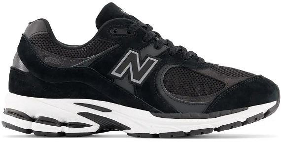 Кроссовки мужские New Balance 2002 Black - Фото 1 большая