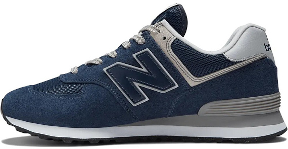 Кроссовки мужские New Balance 574 Navy - Фото 2 большая