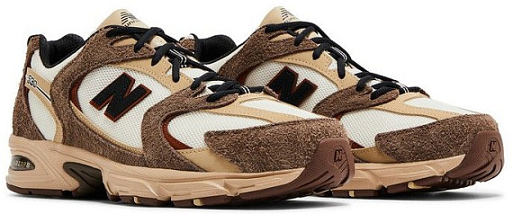 Кроссовки мужские New Balance 530 Grey-White - Фото 2 большая