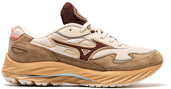 Кроссовки Mizuno Wave Rider Beta Vintage Khaki/Chicory Coffee/Lan - Фото 1 большая