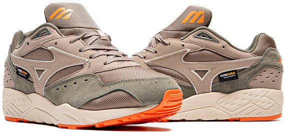 Кроссовки Mizuno Contender Agave Green/Vintage Khaki/Vibrant Orange - Фото 4 большая