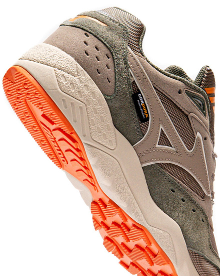 Кроссовки Mizuno Contender Agave Green/Vintage Khaki/Vibrant Orange - Фото 5 большая