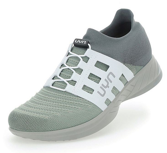 Кроссовки мужские UYN Ecolypt Tune Grey Sole Sage Green - Фото 1 большая