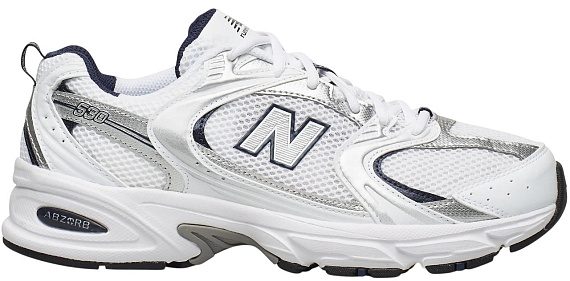 Кроссовки New Balance 530 White/Blue D - Фото 1 большая