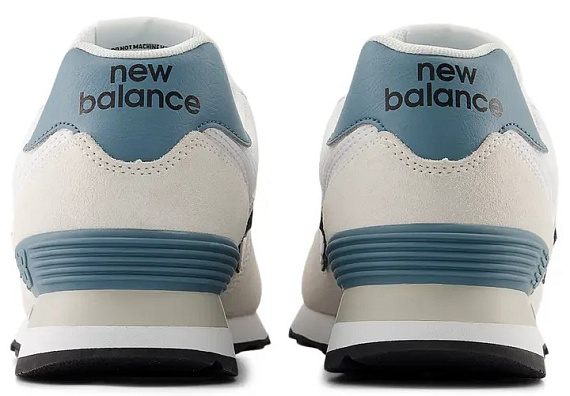 Кроссовки New Balance 574 White - Фото 2 большая
