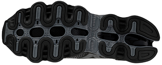 Кроссовки Mizuno Wave Prophecy 15 Black/Metallic Gray/Iron Gate - Фото 4 большая