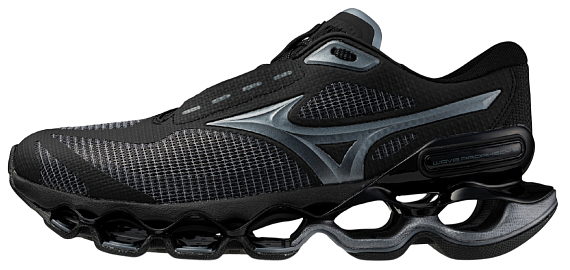 Кроссовки Mizuno Wave Prophecy 15 Black/Metallic Gray/Iron Gate - Фото 2 большая