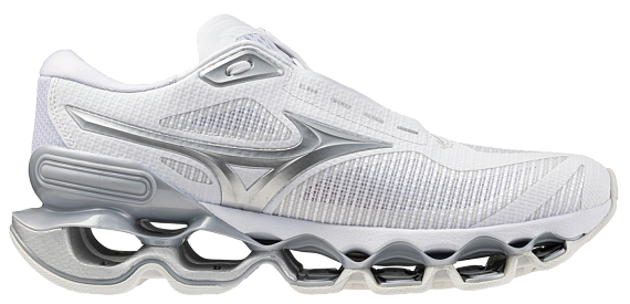 Кроссовки Mizuno Wave Prophecy 15 White/Galaxy Silver - Фото 4 большая