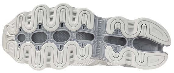 Кроссовки Mizuno Wave Prophecy 15 White/Galaxy Silver - Фото 3 большая