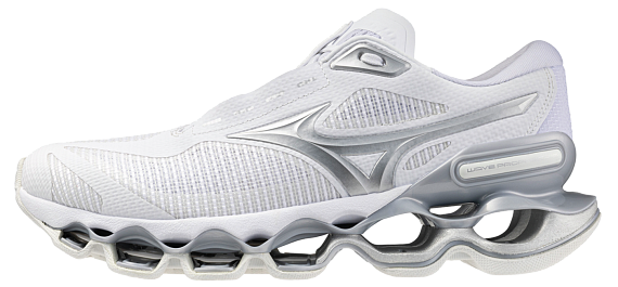 Кроссовки Mizuno Wave Prophecy 15 White/Galaxy Silver - Фото 2 большая