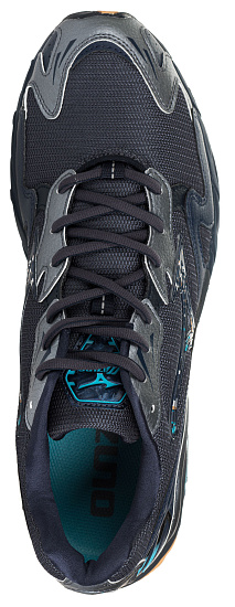 Кроссовки мужские Mizuno Wave Rider 10 Т.Син/Т.Син/Бирюз - Фото 2 большая