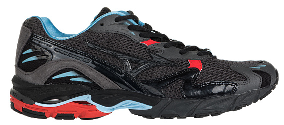 Кроссовки мужские Mizuno Wave Rider 10 Т.Сер/Гол/Крас - Фото 1 большая