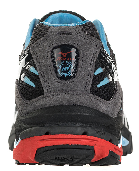 Кроссовки мужские Mizuno Wave Rider 10 Т.Сер/Гол/Крас - Фото 3 большая