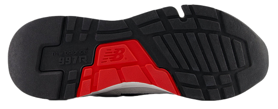 Кроссовки New Balance 997R Grey/Navy/Red - Фото 4 большая