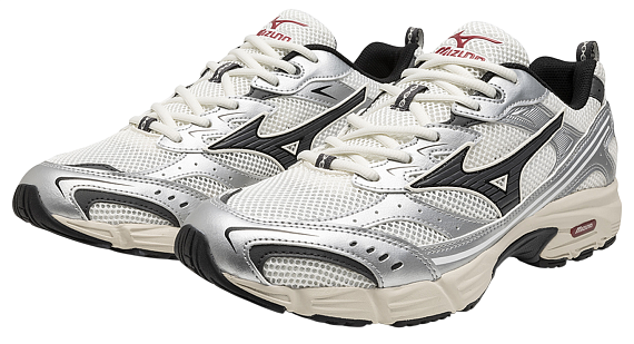 Кроссовки Mizuno Mxr SnowWhite/Magnet/Silver - Фото 2 большая