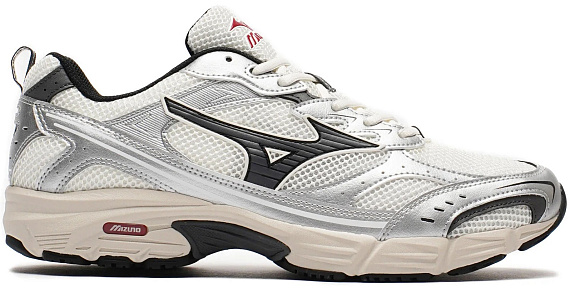 Кроссовки Mizuno Mxr SnowWhite/Magnet/Silver - Фото 1 большая