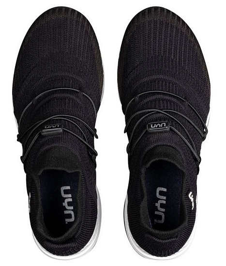 Кроссовки мужские UYN Free Flow Tune Black Sole Black/Carbon - Фото 5 большая