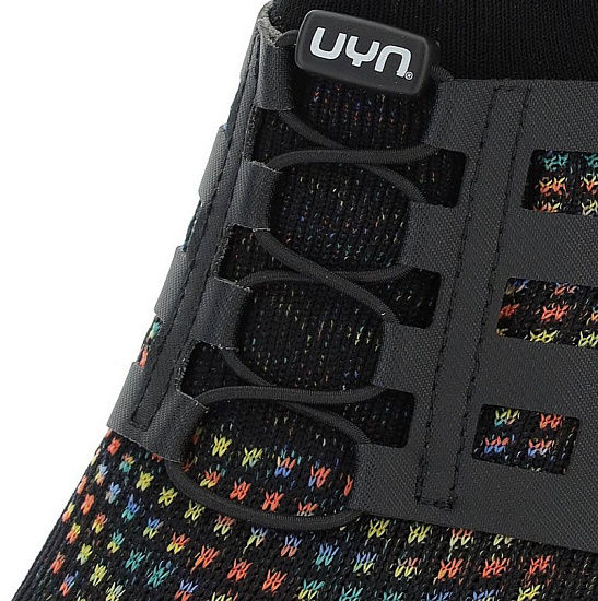 Кроссовки мужские UYN Rainbow Tune Black Sole Black/Multicolor - Фото 6 большая