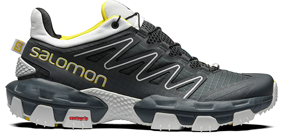 Кроссовки Salomon Xa Pro Street Ebony/Wht/Sulph - Фото 1 большая