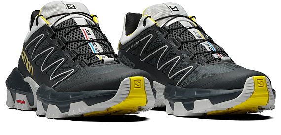 Кроссовки Salomon Xa Pro Street Ebony/Wht/Sulph - Фото 2 большая