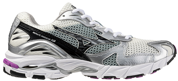 Кроссовки Mizuno Wave Rider 10 Snow White/Blk/Slate - Фото 1 большая