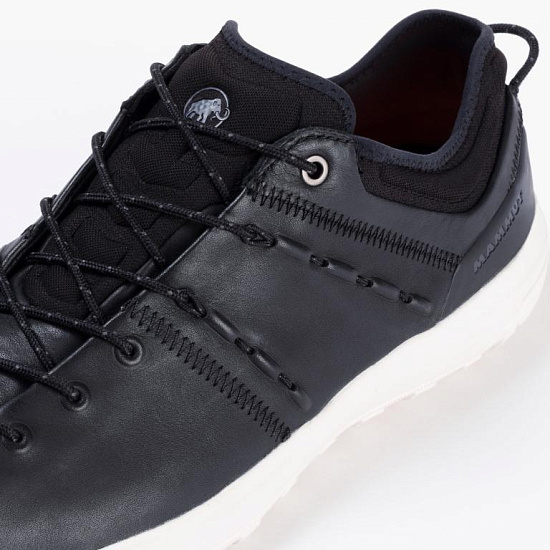 Кроссовки мужские Mammut Hueco Advanced Low Black/Bright White - Фото 3 большая