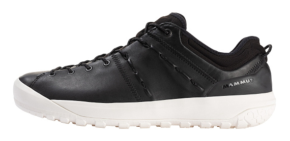 Кроссовки мужские Mammut Hueco Advanced Low Black/Bright White - Фото 1 большая