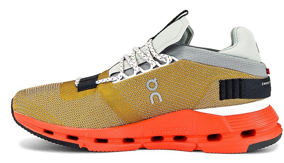Кроссовки мужские On Cloudnova Cumin/Flame - Фото 5 большая