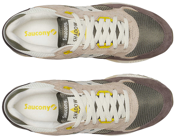 Кроссовки Saucony Shadow 5000 Green/Off White - Фото 3 большая