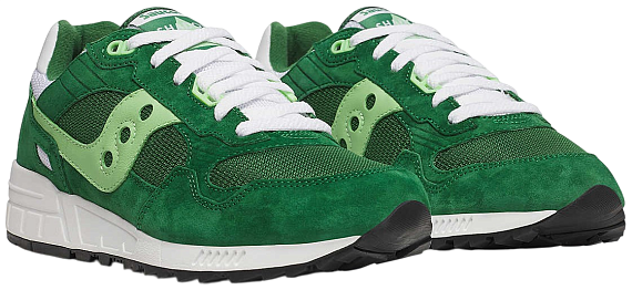 Кроссовки Saucony Shadow 5000 Green/White - Фото 6 большая