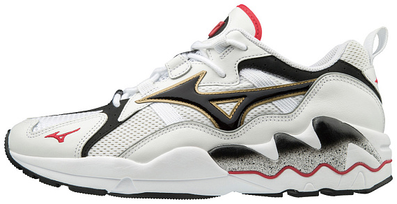 Кроссовки мужские Mizuno Wave Rider 1 Og Бел/Чер/Крас - Фото 7 большая