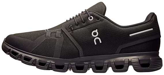 Кроссовки мужские On Cloud 6 Black/Black - Фото 4 большая