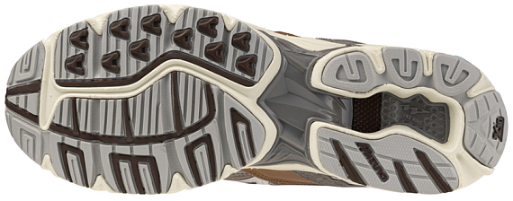 Кроссовки Mizuno Wave Rider 10 Fossil/White/Thrush - Фото 5 большая