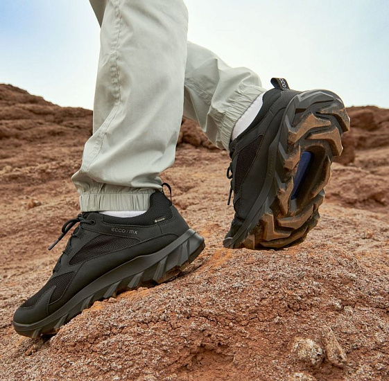 Кроссовки мужские Ecco MX Black - Фото 10 большая