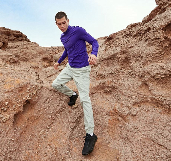 Кроссовки мужские Ecco MX Black - Фото 11 большая