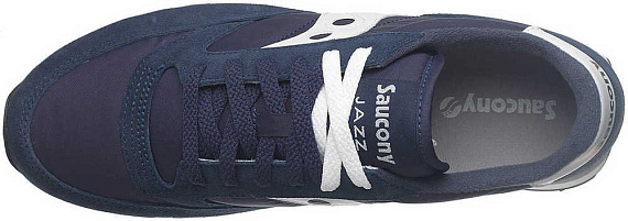 Кроссовки Saucony Jazz Original Navy/White - Фото 3 большая